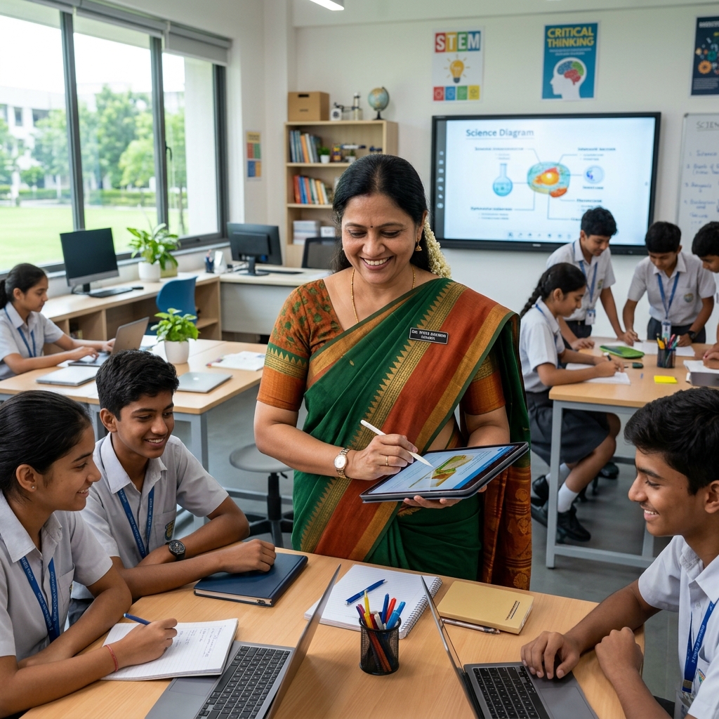 Teacher using Nam School